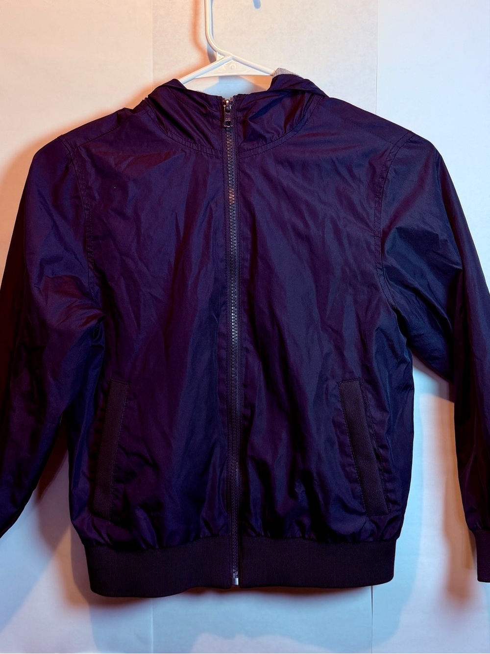Old Navy Kids Hooded Zip Wind BreakerJacket in Deep Navy